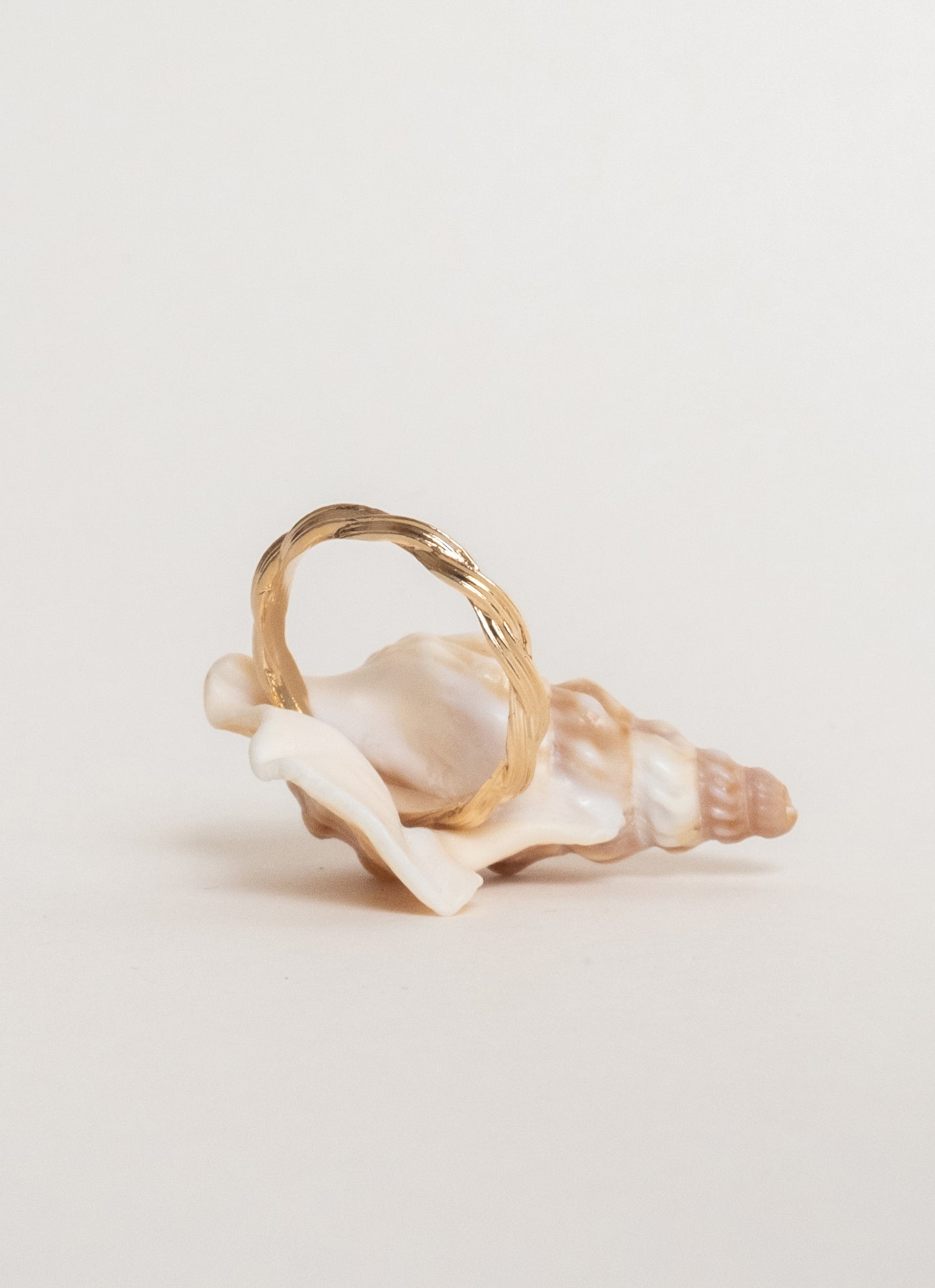 Bague SAND - Plaqué or