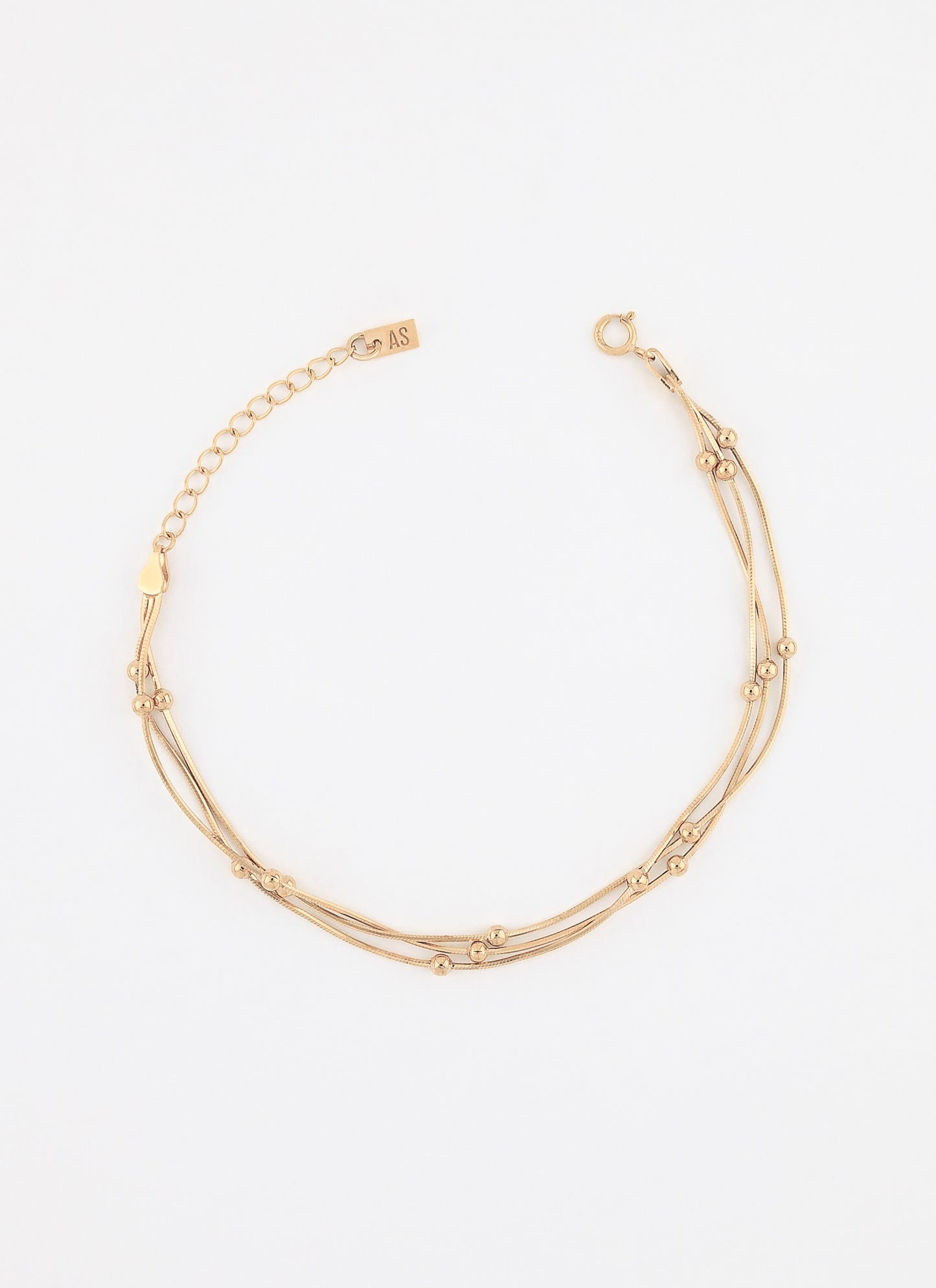 Bracelet pluriel MOON - Plaqué or