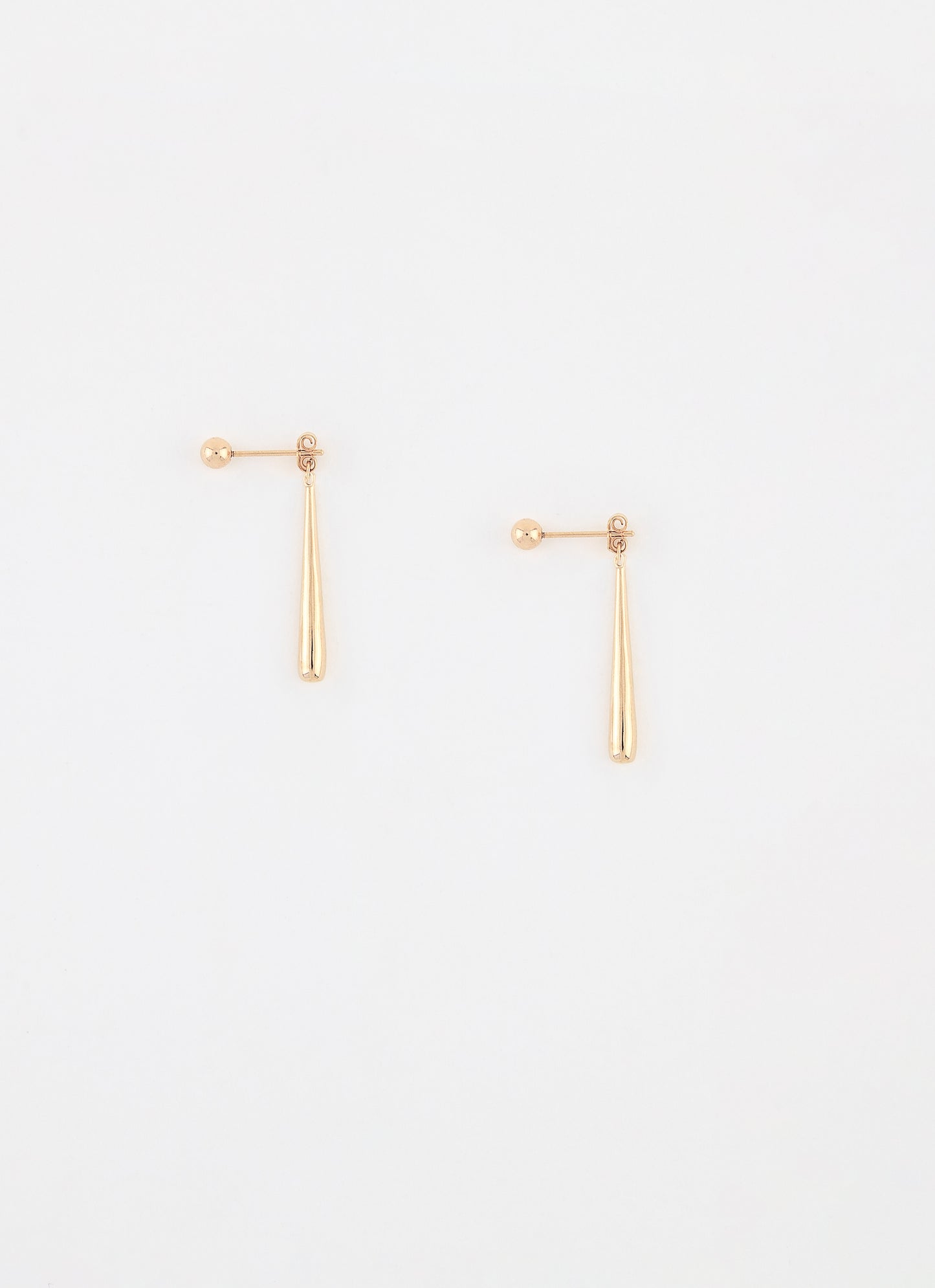 Boucles d'oreilles pendantes DROP - Plaqué or