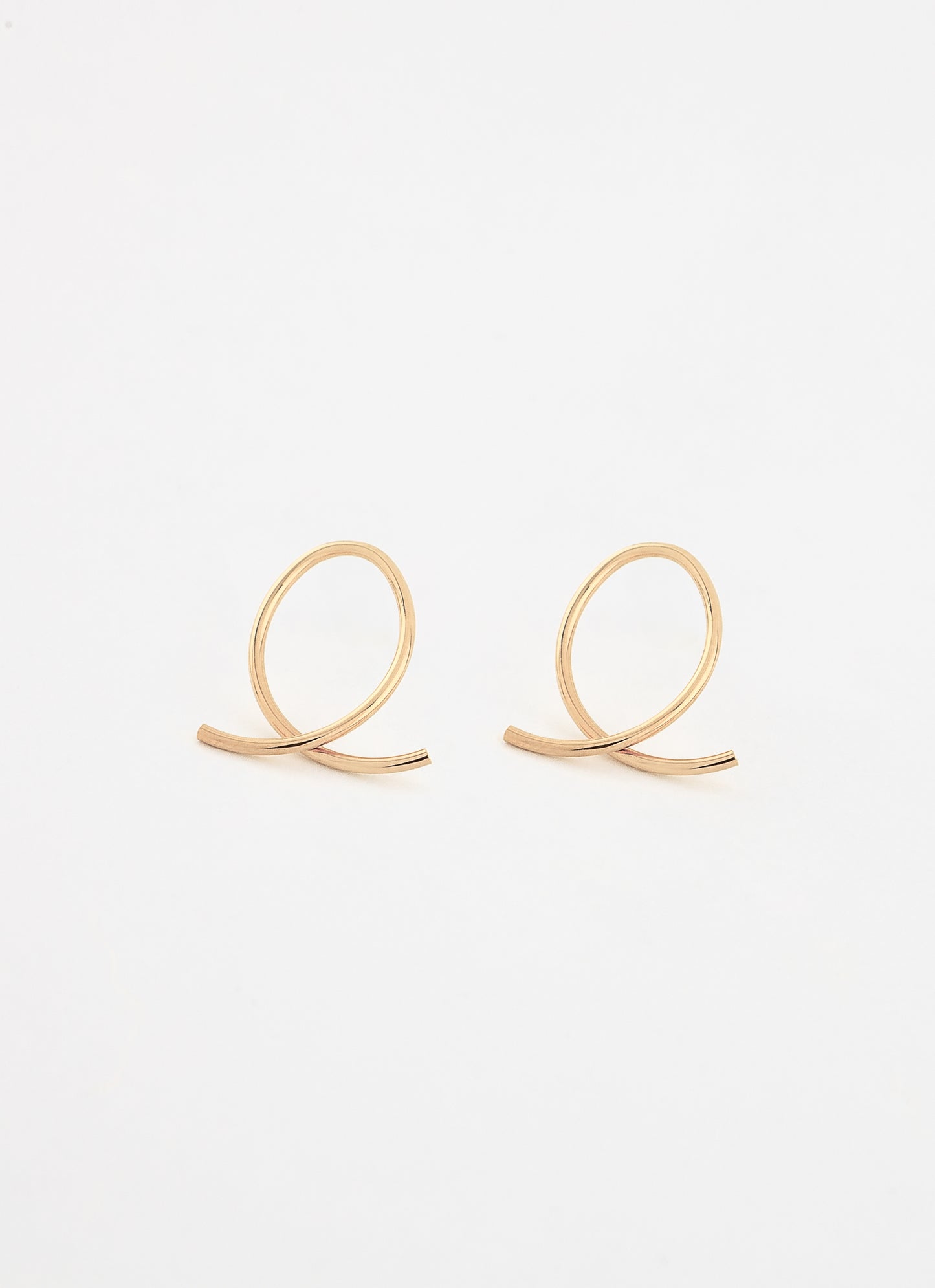 Boucles d'oreilles petites LUNA - Plaqué or