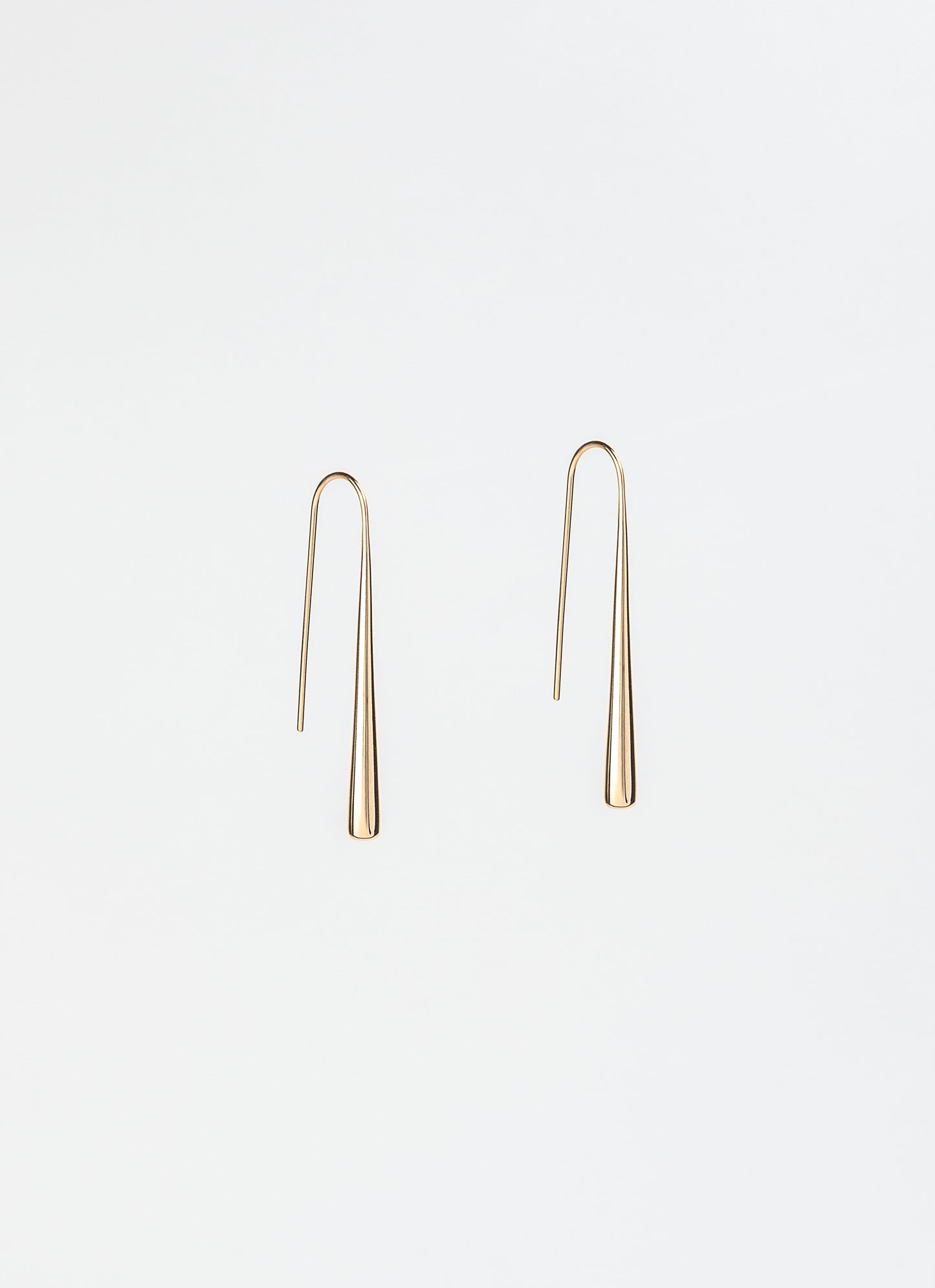 Boucles d’oreilles classic DROP plaqué or 18 carats – vue produit