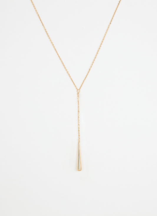 Collier pendant DROP - Plaqué or