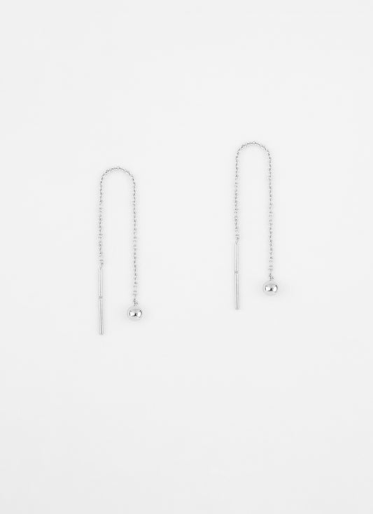 Boucles longues MOON - Argent 925