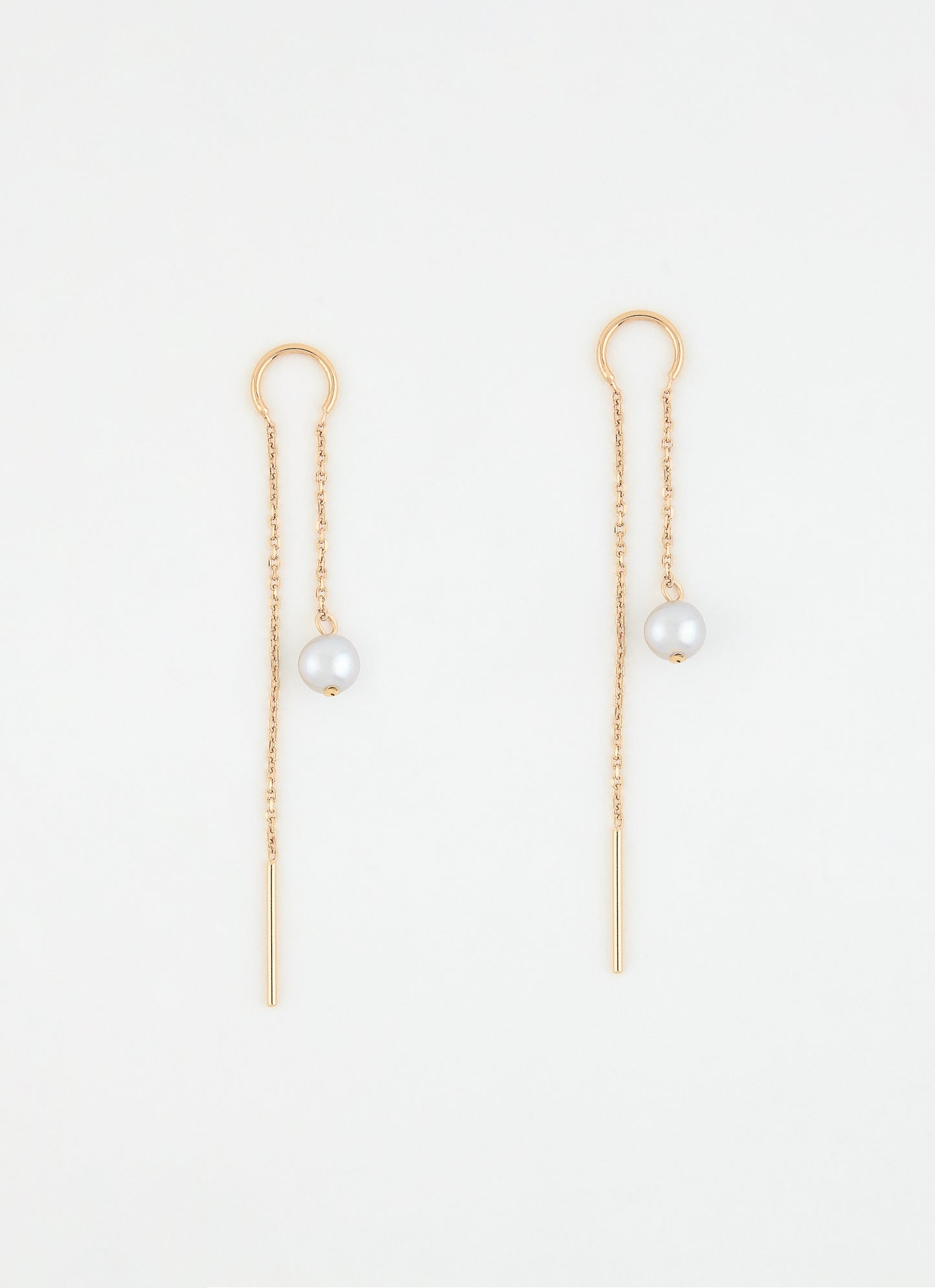 Boucles d'oreilles IVORY - Gris - Plaqué or