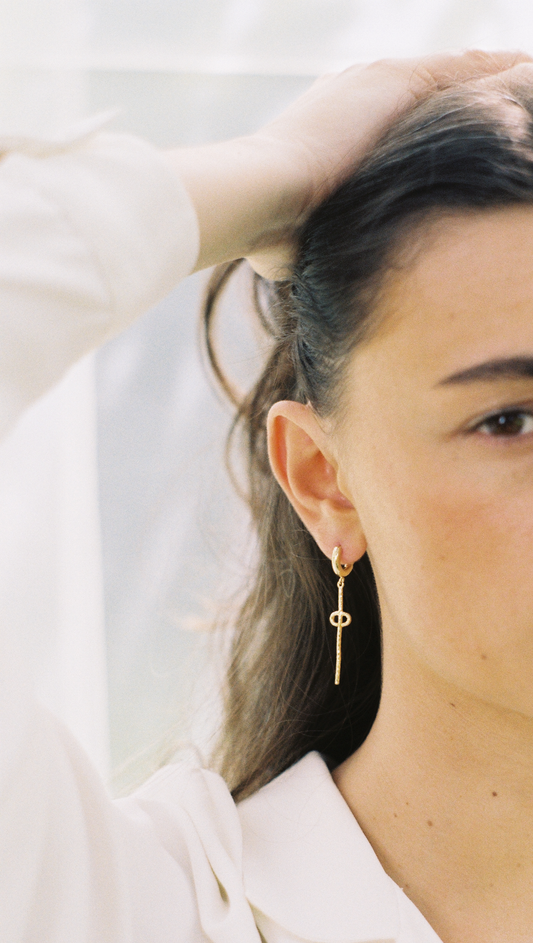 Créoles KHITI - Plaqué or