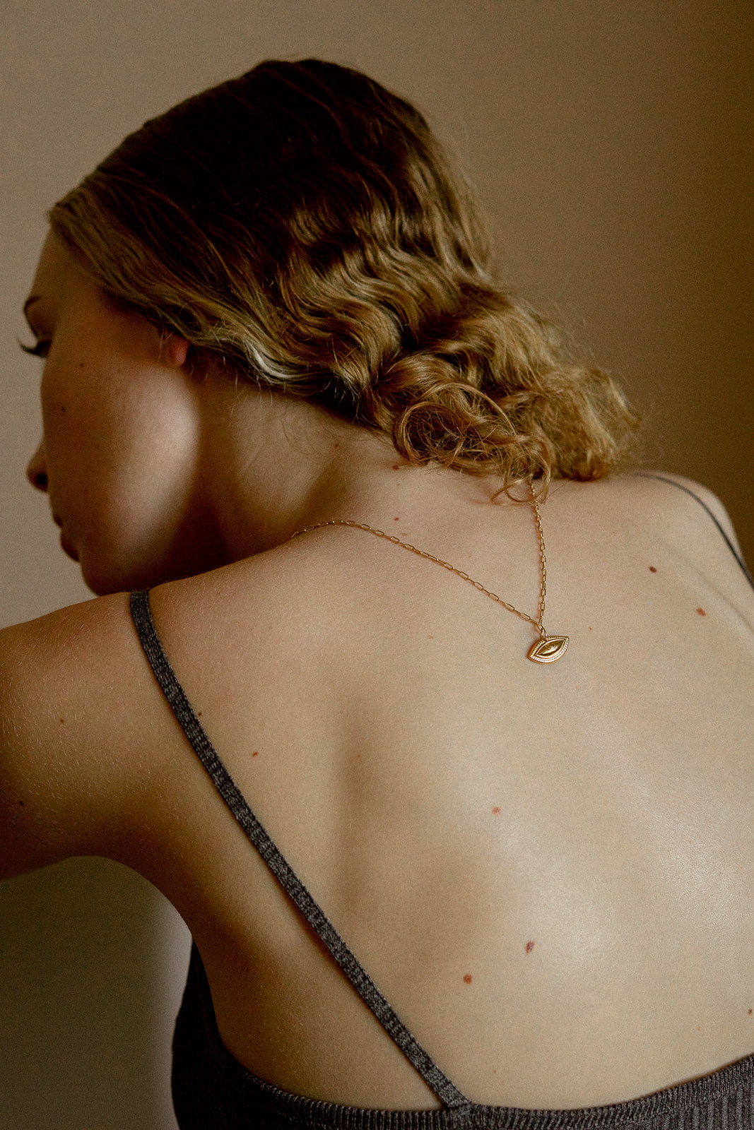 Collier EL OJO - Plaqué or