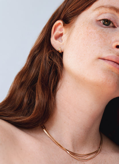 Collier pluriel RIPPLE - Plaqué or