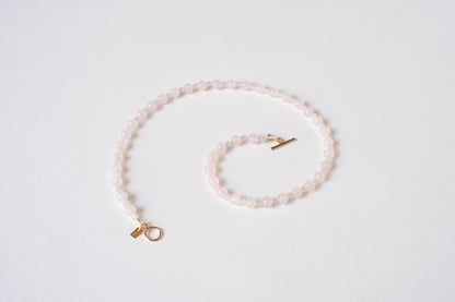 Collier perlé SWELL II - Quartz rose