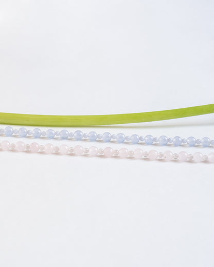 Collier perlé SWELL II - Quartz rose