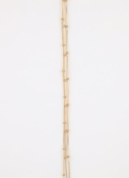 Collier pluriel MOON - Plaqué or