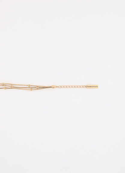 Collier pluriel MOON - Plaqué or