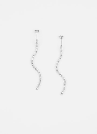 Boucles d'oreilles RIVER - Argent 925