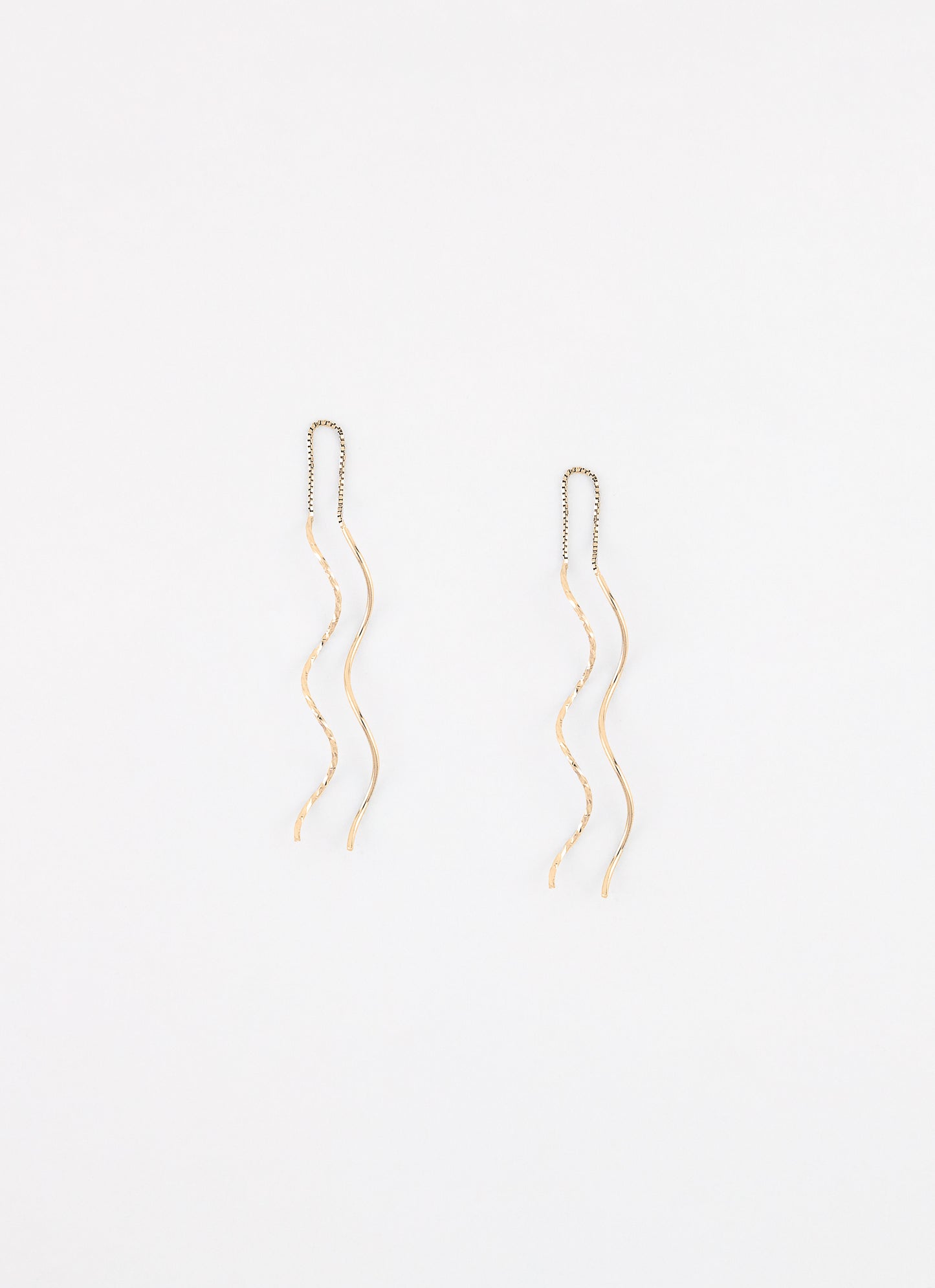 Boucles d'oreilles Bay ONDE - Plaqué or