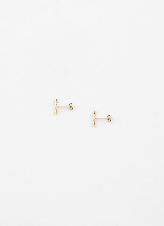 Puces d'oreilles ARIA - Plaqué or