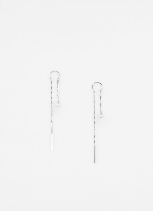 Boucles d'oreilles IVORY - Blanc - Argent 925