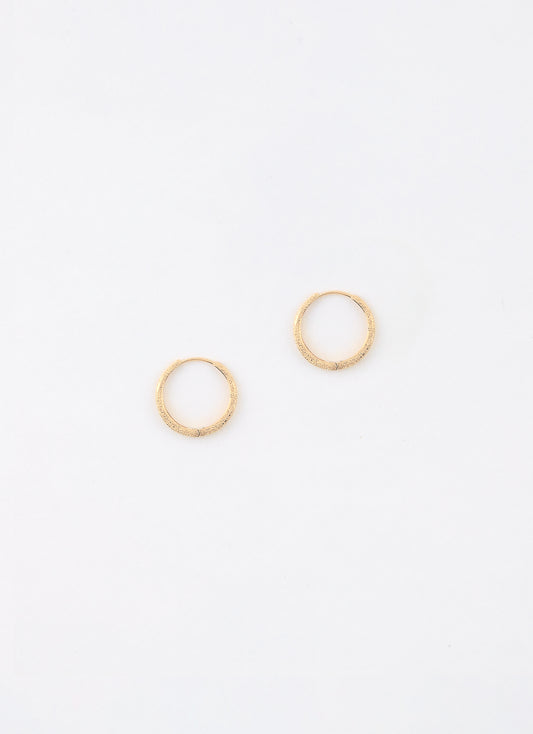 Créoles petites DUNE - Plaqué or