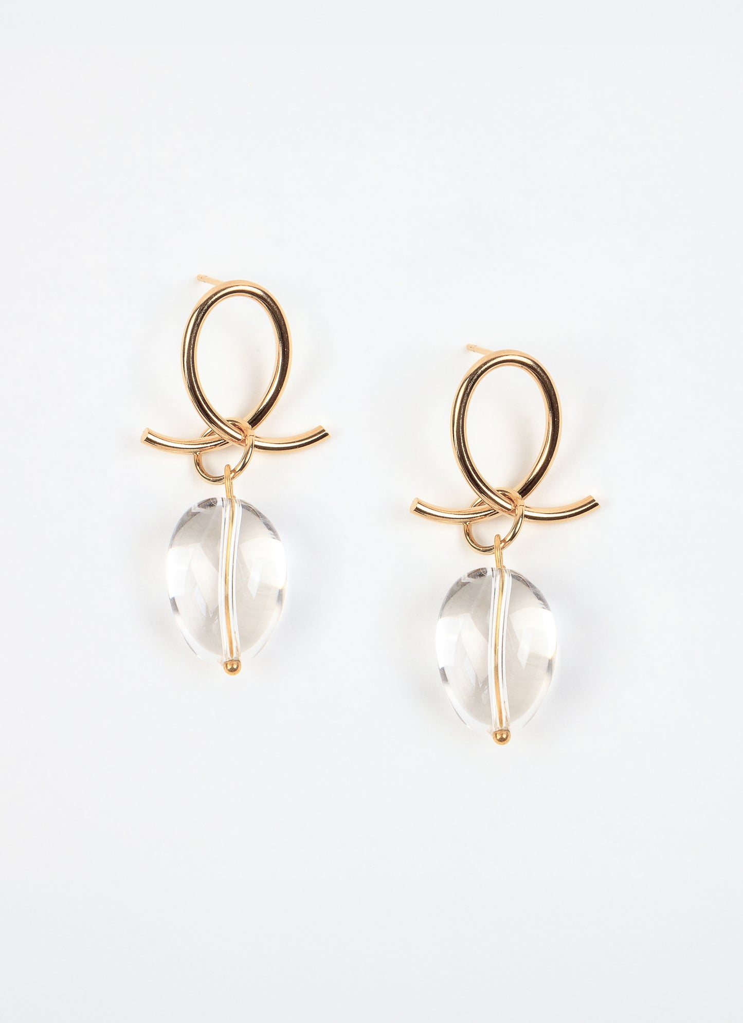 Boucles d'oreilles LUNA - Plaqué or