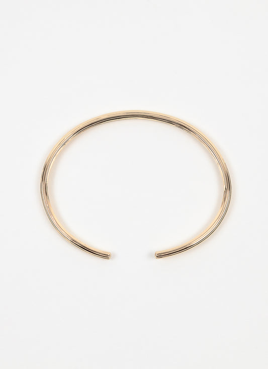 Bracelet jonc GLEAM - Plaqué or