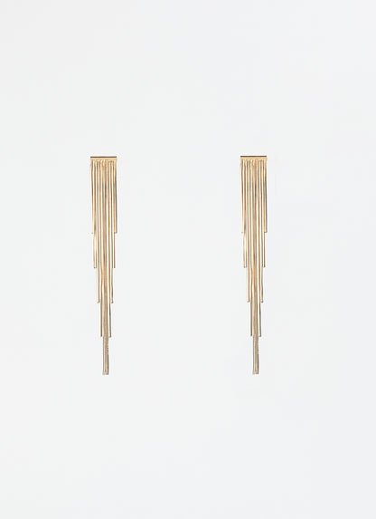 Boucles d'oreilles RIPPLE - Plaqué or