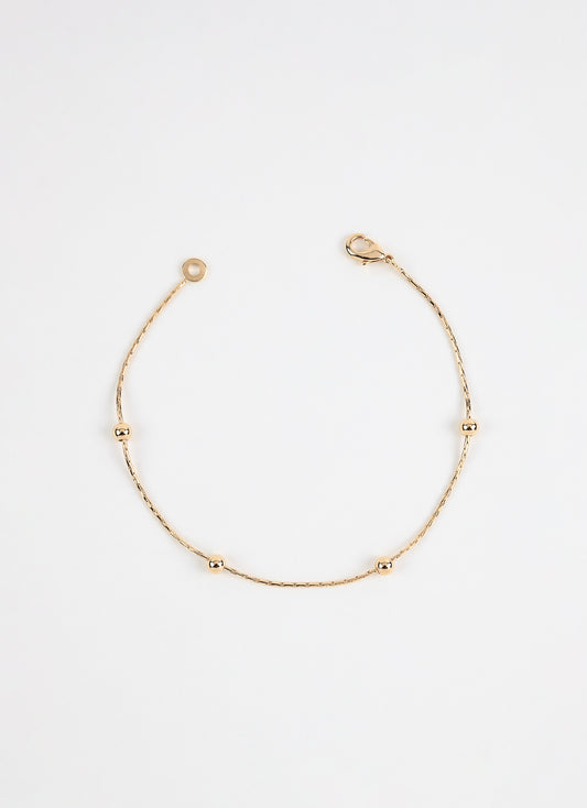 Bracelet serpentine MOON - Plaqué or