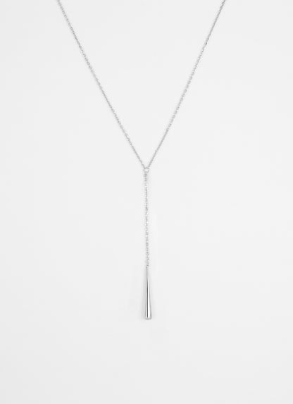 Collier DROP en argent 925, pendentif goutte, vue produit