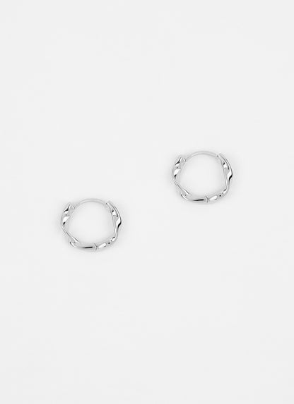 Créoles petites ARIA argent 925 – vue profil