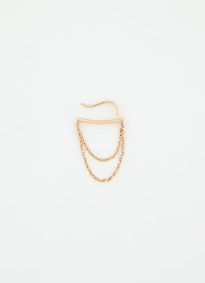 Contour d'oreille LINE - Plaqué or