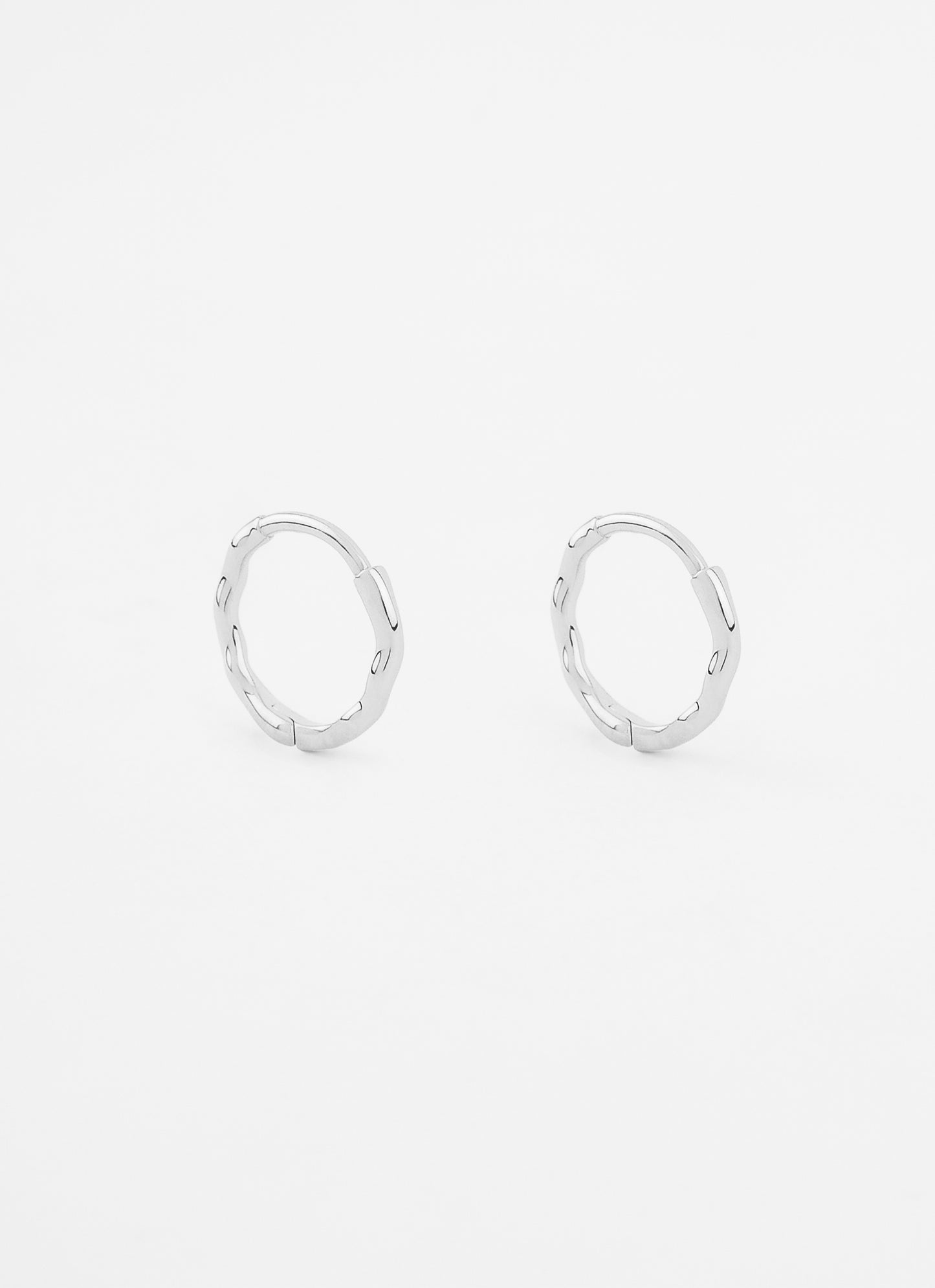 Créoles Coral ONDE - Argent 925