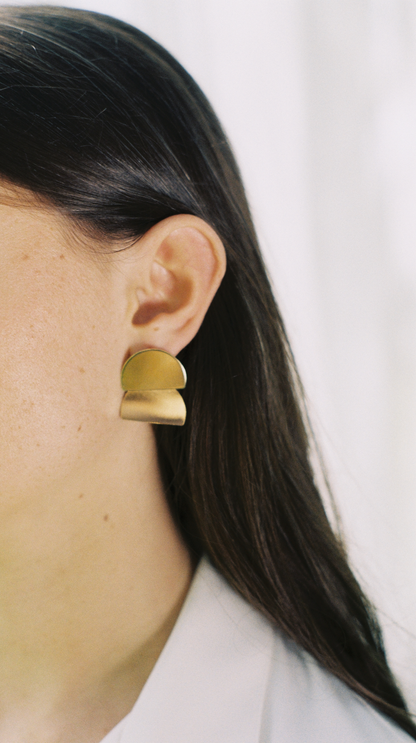 Boucles d'oreilles VOGA - Plaqué or