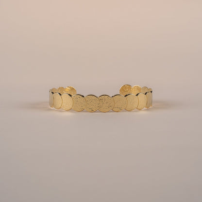 Bracelet jonc NIDI - Plaqué or
